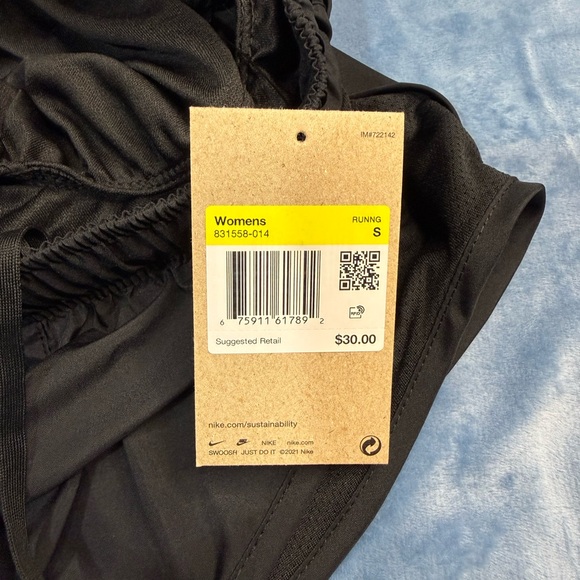 Nike Tempo Women's Brief-Lined Running Shorts Black Size Small 831558-014 NEW! - Picture 5 of 7